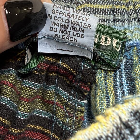 Kathmandu Boho Hippie Patchwork Pull On Jogger Pants Size S/M Peace Free Spirit - Picture 5 of 7